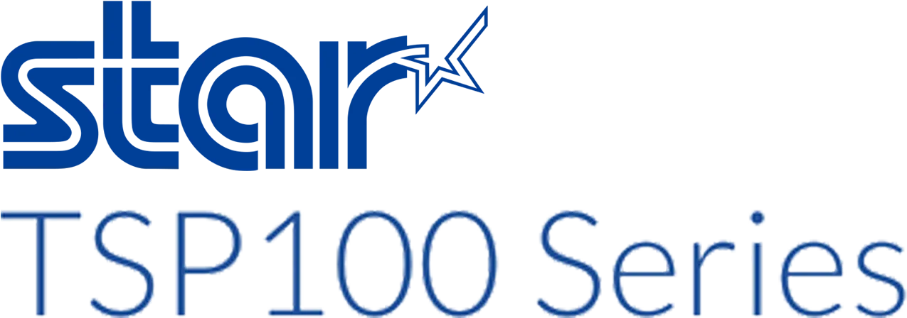 Star Micronics logo with text TSP100 Series.